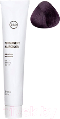 

Крем-краска для волос Kaaral, Брюнет;фиолетовый, 360 Permanent Haircolor 6.2