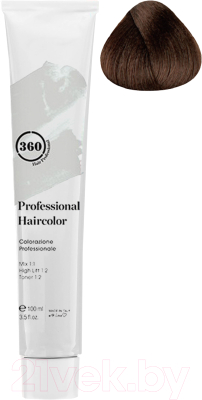 Крем-краска для волос Kaaral 360 Permanent Haircolor 6.38 (100мл)