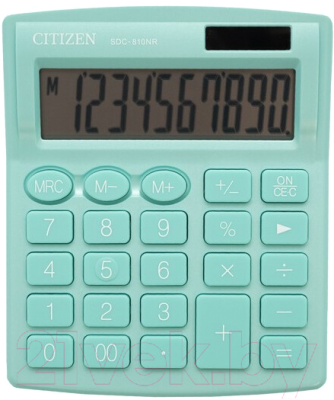 Калькулятор Citizen SDC-810 NRGNE (зеленый)