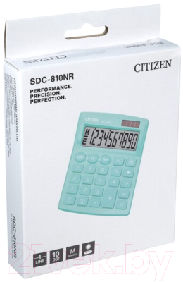 Калькулятор Citizen SDC-810 NRGNE (зеленый)