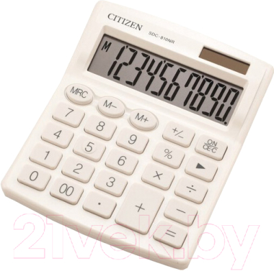 Калькулятор Citizen SDC-810 NRWHE (белый)