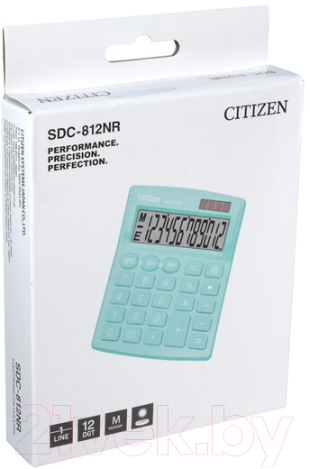 Калькулятор Citizen SDC-812 NRGNE