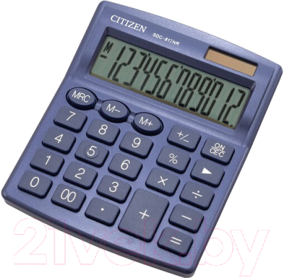 Калькулятор Citizen SDC-812 NRNVE (синий)