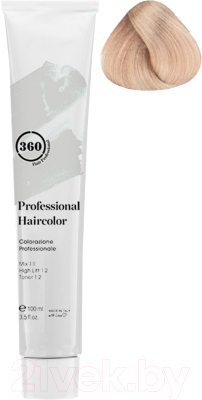 Крем-краска для волос Kaaral 360 Permanent Haircolor 9.15 (100мл, очень светлый пепельно-махагоновый блондин)