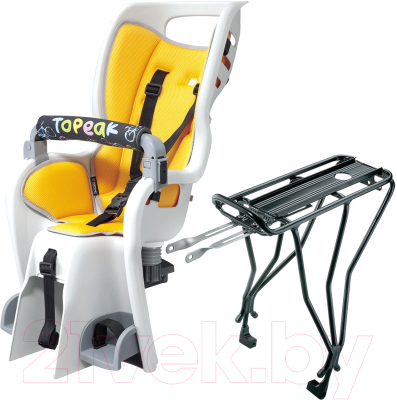 Детское велокресло Topeak Babyseat II W/Disc / TCS2205 (желтый)