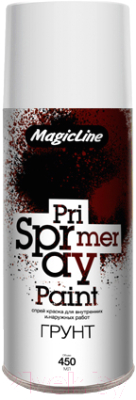 Изображение товара Грунт-краска Magicline RAL 9016 / 930 (265г, белый)