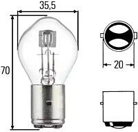 

Автомобильная лампа Hella, 8GD002084131
