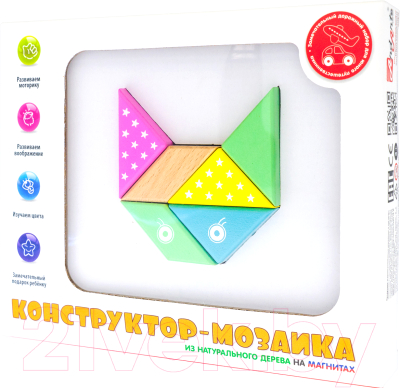 

Развивающая игра Анданте, Магнитный конструктор-мозаика № 3 / RDI-D105а