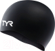 Шапочка для плавания TYR Wrinkle Free Junior Silicone Cap / LCSJR/001 (черный) - 