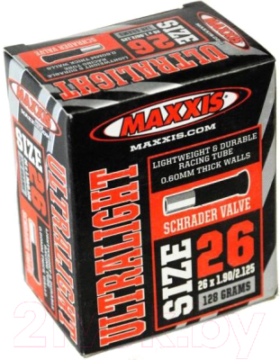 

Камера для велосипеда Maxxis, Ultralight 26x1.90/2.125 / EIB63810000