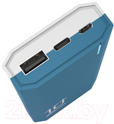 Портативное зарядное устройство Ritmix RPB-10002 (голубой)