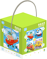 

Набор пазлов Dodo, Транспорт 4 в 1 / R300132