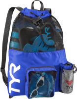 Мешок для экипировки TYR Big Mesh Mummy Backpack / LBMMB3/428 (голубой) - 