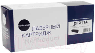 

Картридж NetProduct, Голубой, N-CF211A