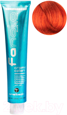 Крем-краска для волос Fanola 8.44 (100мл, светлый блонд интенсивно-медный)