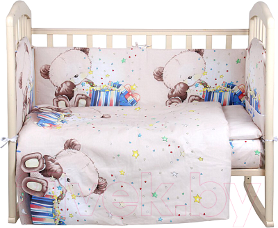Комплект постельный для малышей Alis Счастливчик NEW 7 Мальчик (бязь)