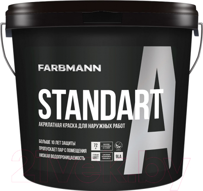 

Краска Farbmann, Белый, Standart A База LА