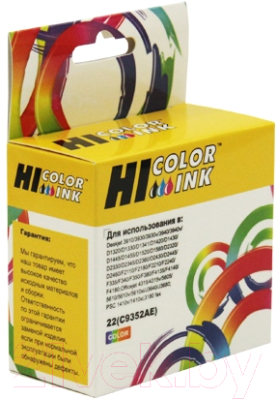 

Картридж Hi-Black, Черный;желтый;голубой;пурпурный, HB-C9352AE
