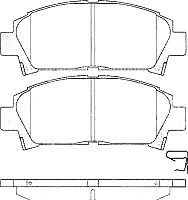 Тормозные колодки AP 05P573 - 