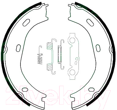 Тормозные колодки AP 01839