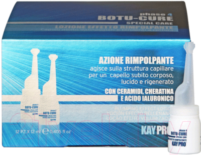 Ампулы для волос Kaypro Special Care Botu-Cure лосьон с уплотняющим эффектом (12x12мл)