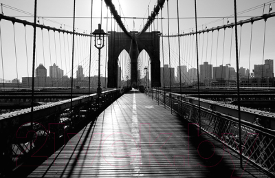 Фотообои листовые Vimala Бруклинский мост (260x400)