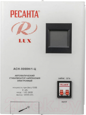 Стабилизатор напряжения Ресанта Lux АСН-8000Н/1-Ц (63/6/17)
