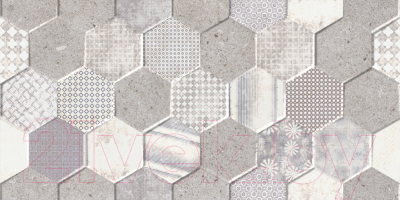 Плитка Netto Cemento Perht Hexagon (300x600)