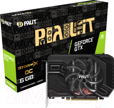 Видеокарта Palit GeForce GTX 1660 Super StormX OC (NE6166SS18J9-161F)