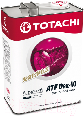 

Трансмиссионное масло Totachi, ATF Dexron IV / 4589904521478