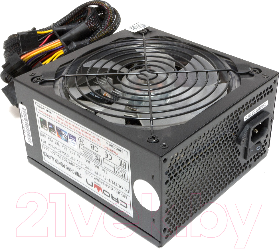 Блок питания для компьютера Crown CM-PS650W PLUS 650W