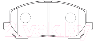 

Тормозные колодки Akebono, AN658WK