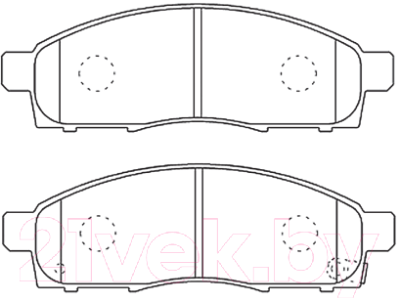 

Тормозные колодки Akebono, AN767WK