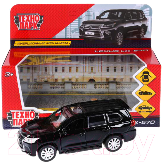 Автомобиль игрушечный Технопарк Lexus LX-570 / LX570-BK — фото 4