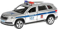 Автомобиль игрушечный Технопарк Skoda Kodiaq Полиция / KODIAQ-P - 