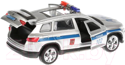 Автомобиль игрушечный Технопарк Skoda Kodiaq Полиция / KODIAQ-P