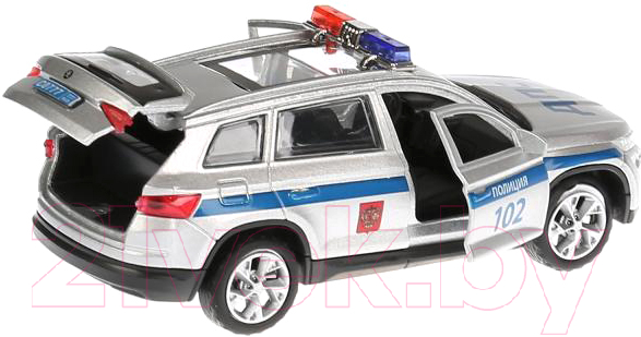 Автомобиль игрушечный Технопарк Skoda Kodiaq Полиция / KODIAQ-P — фото 2