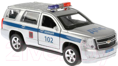 Автомобиль игрушечный Технопарк Chevrolet Tahoe Полиция / TAHOE-P