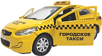 Автомобиль игрушечный Технопарк Hyundai Solaris Такси / SOLARIS-TAXI - 