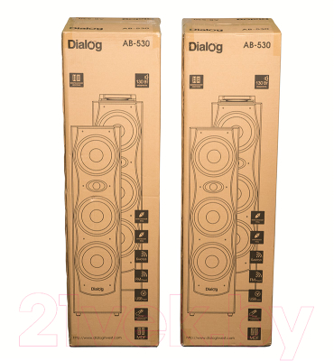 Мультимедиа акустика Dialog AB-530 (черный)