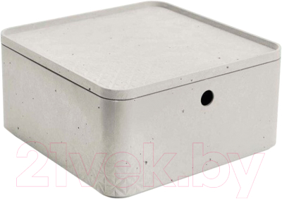 Ящик для хранения Curver L Beton / 243401 (8.5л, серый)