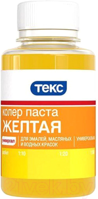 

Колеровочная паста Текс, Желтый, №3