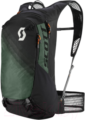 Рюкзак спортивный Scott Trail Protect Evo FR' 20 / 264495-5791 (черный/темно-зеленый)