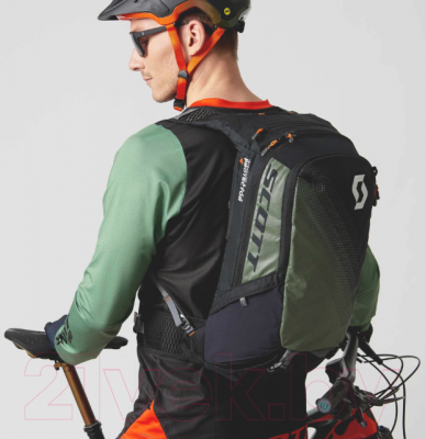 Рюкзак спортивный Scott Trail Protect Evo FR' 20 / 264495-5791 (черный/темно-зеленый)