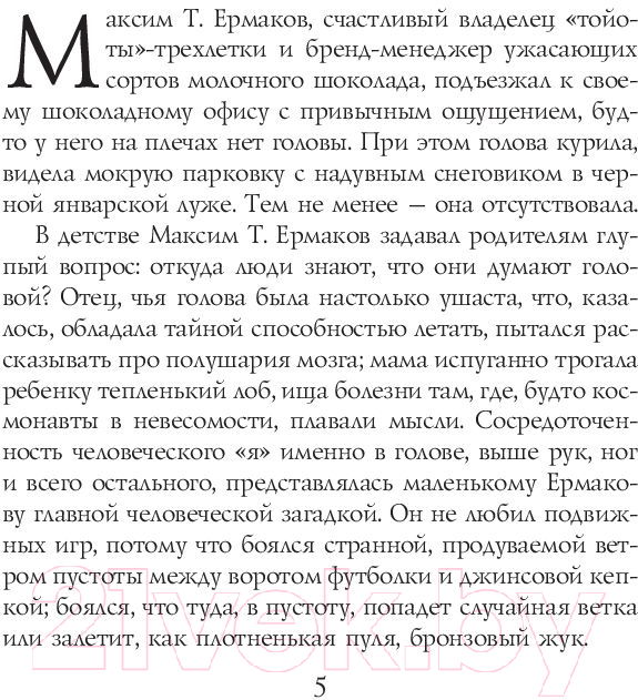 Художественная книга АСТ Легкая голова. Роман (Славникова О.) — фото 4
