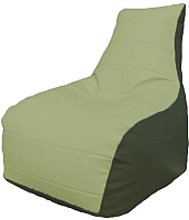 Бескаркасное кресло Flagman Бумеранг Б1.3-04 (оливковый/зеленый) - 