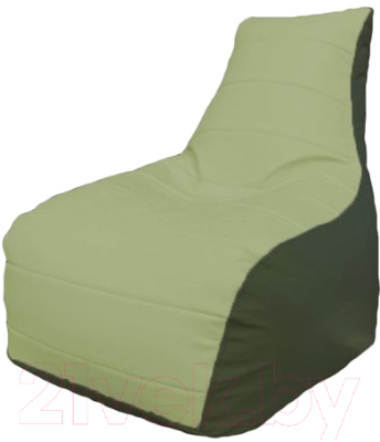 Бескаркасное кресло Flagman Бумеранг Б1.3-04 (оливковый/зеленый)