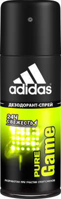 Дезодорант-спрей Adidas Pure Game для мужчин (150мл)