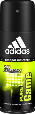 

Дезодорант-спрей Adidas, Pure Game для мужчин