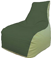 Бескаркасное кресло Flagman Бумеранг Б1.3-13 (зеленый/оливковый) - 